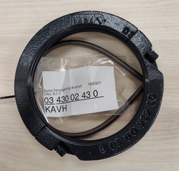 Rope guide ring compl. left 6,5-7