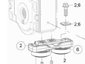 Geleiderollenset voor Demag DRS250