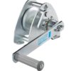 SW K-LB Console-mounted wire rope winch, stainless steel