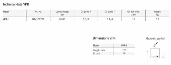 VPR Pressure relief valves - Image 2