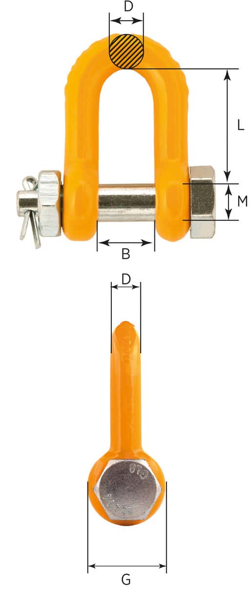 Poulie ouvrante suspente manille - Type VM-S - LRS levage - vente de  matériel de levage