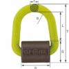 Weldable lifting eye, type WLP