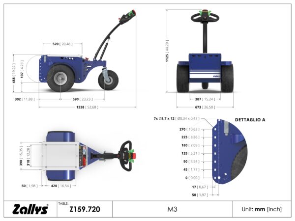 M3 - Gemotoriseerde elektrische dissel - Afbeelding 2