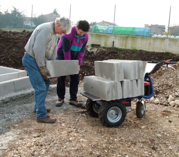 Masnada  Brouette électrique DUMPER JET LONG CU 500 Kg 1000 W