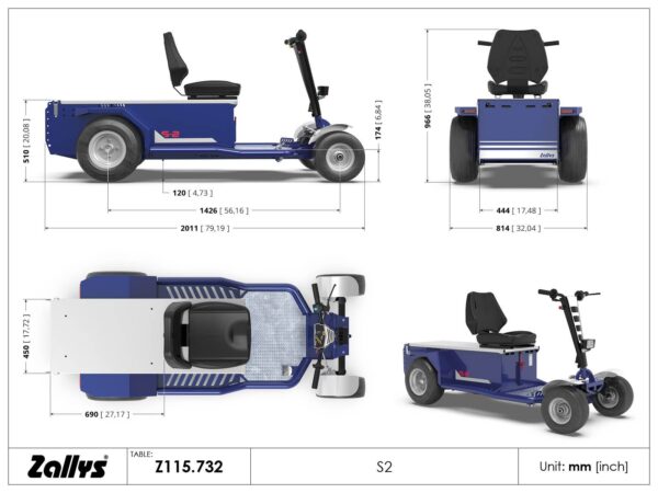 S2 - 4 wheel tow tractor - Image 2