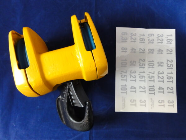 Bottom block 2-sheave 132/ 7,5 Set DH 160