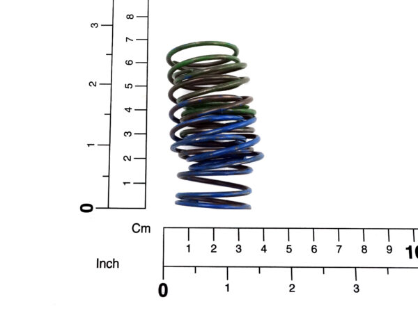Compression spring KB 71, 2X27X40 green/blue