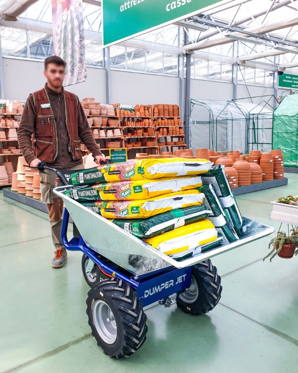 Zallys elektrische kruiwagen met 180L bak - Afbeelding 14