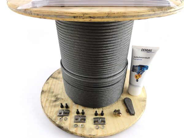 Wire rope set P 200 9 H 7 1/1 - 18,5m IT