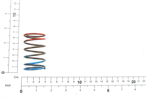 Compression spring 2,4X31,4X57,5 Red/blue