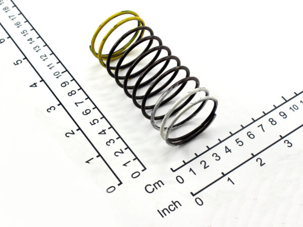 Compression spring 2.5 x40.5 x 95 - yellow-white 45