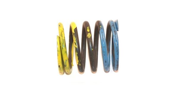 Druckfeder 5.6 x49 x 66 - blau-gelb 600