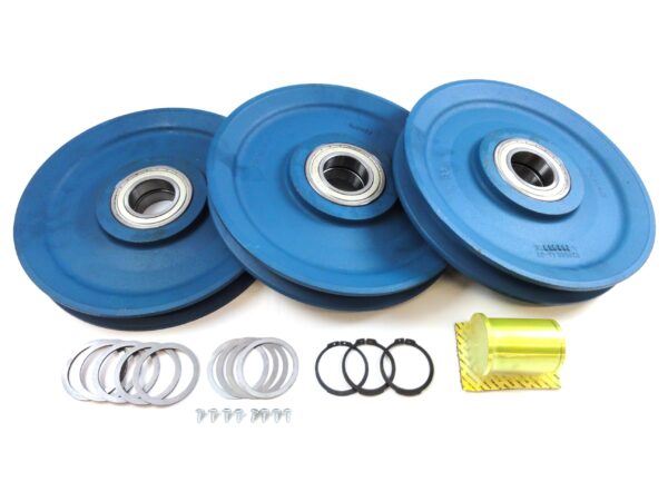 Rope sheave set DR10 4/1 - 4 m