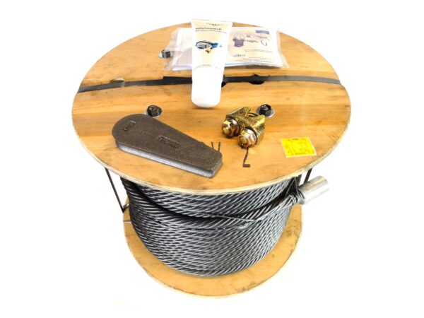 Kit câble métallique DR20 18 H54 6/1 - 121.4m