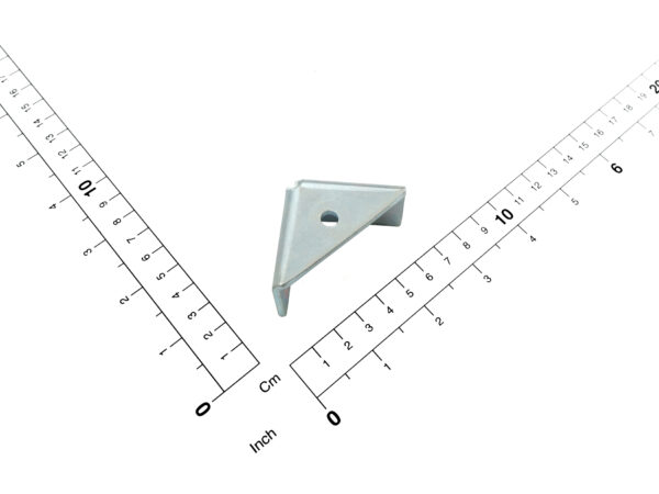 Angle connector without groove lock 43 X 43 X 30