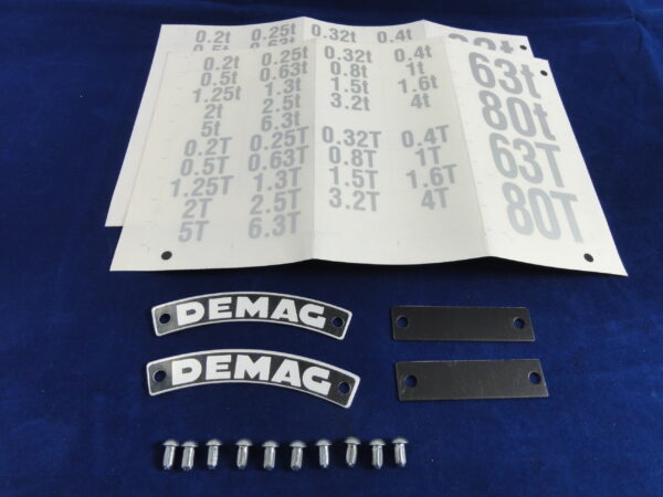 Capacity plate set 63x 16