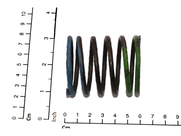 Druckfeder 3,8 X 45,8 X 60 grün/blau