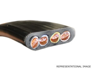 Câble plat 4x2,08 PVC