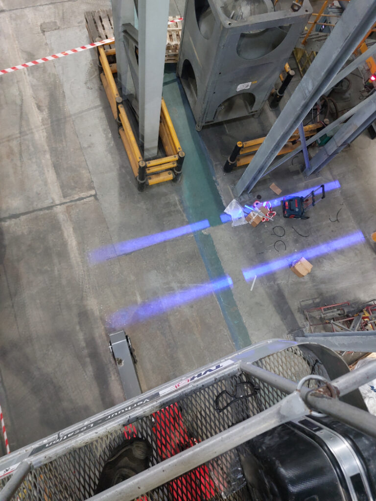Safespots blue line OHIS hoist